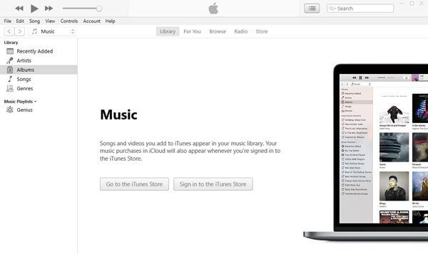 iTunes قم بتشغيل