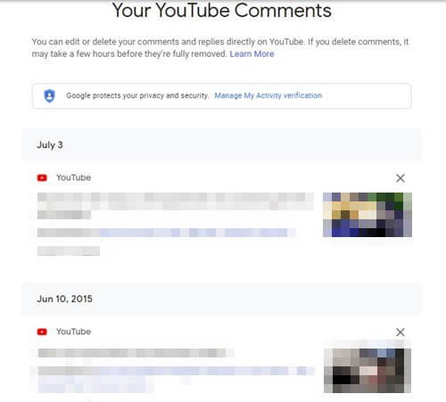 رؤية سجل تعليقاتك على يوتيوب ويمكنك الآن حذف أو تعديل تعليقك المنشور