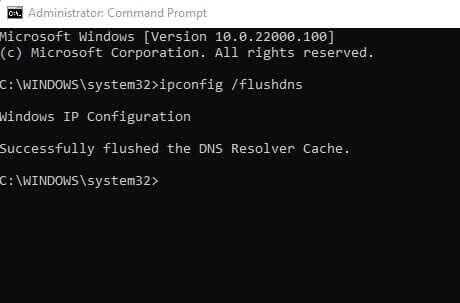 Eine Nachricht, dass die Mission erfolgreich war