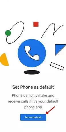 Google Phone تطبيق نطق اسم المتصل