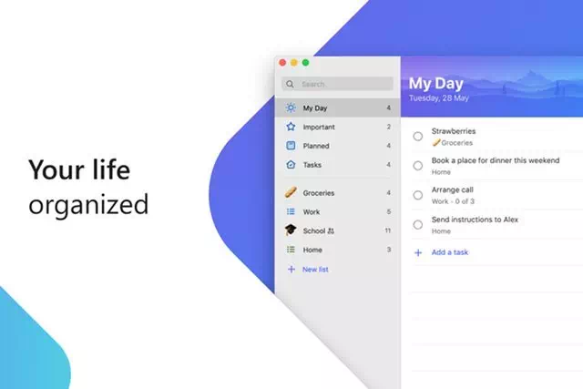 Microsoft-To-Do-desktop-app مميزات برنامج