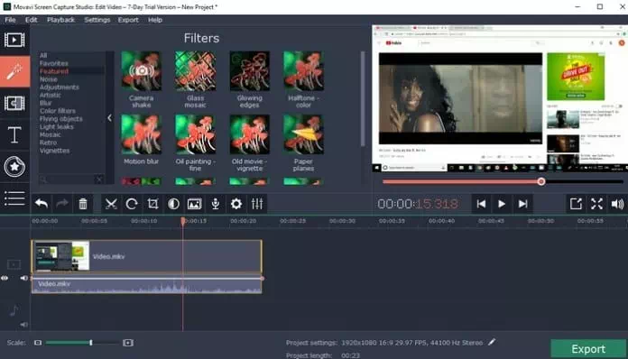 A Movavi Screen Capture Studio