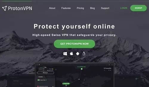 ProtonVPN برنامج