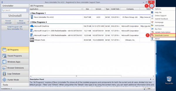Revo uninstaller pro