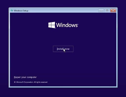 Windows 11 Install Now