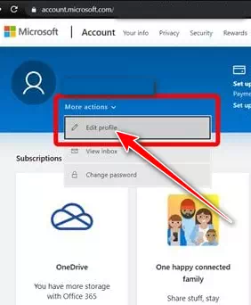 Microsoft rationem paginae et paginae aperit in navigatro tuo interretiali