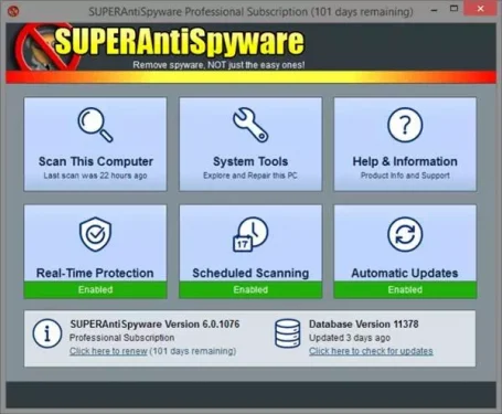 تحميل برنامج SUPERAntiSpyware