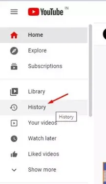 パソコン上の YouTube 視聴履歴を削除する