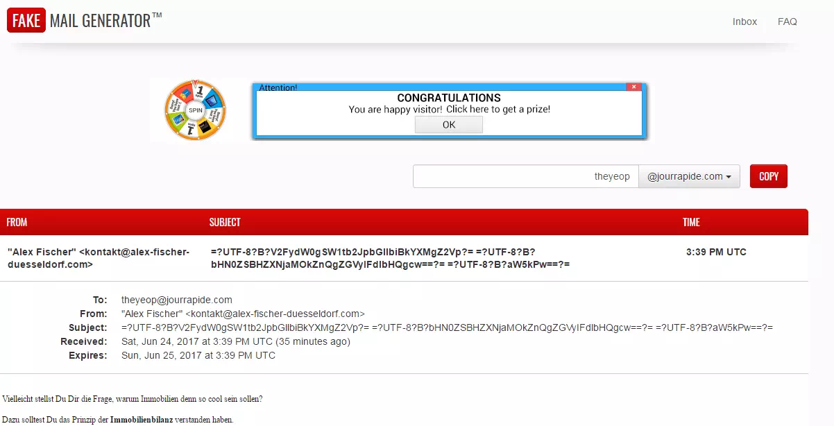 pt.emailfake.com - Gerador de email - email tempo - Pt Email Fake