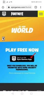 Fortnite Haal het uit de Epic Games-app