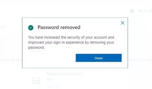 Microsoft Account remove passwords from your Microsoft Account