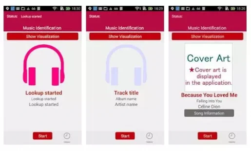 Music identification تحديد الموسيقى