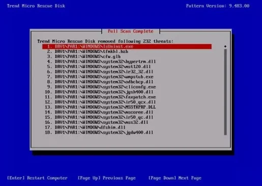 Trend Micro Rescue disk تثبيت قرص الإنقاذ تريند مايكرو