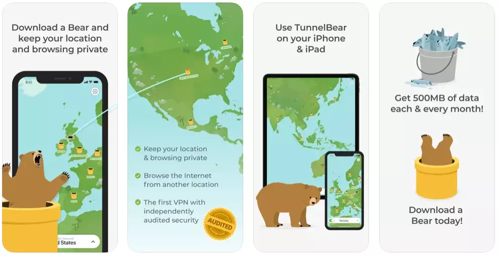 TunnelBear: Secure VPN & Wifi