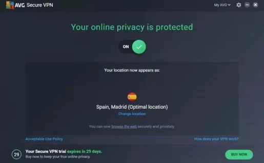 avg secure vpn برنامج