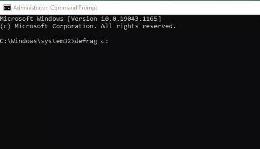 defrag cmd