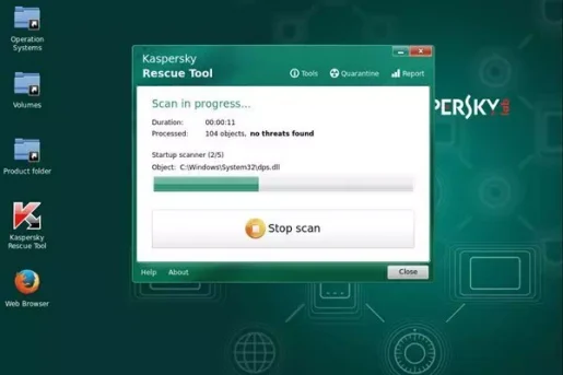 disque de secours Kaspersky