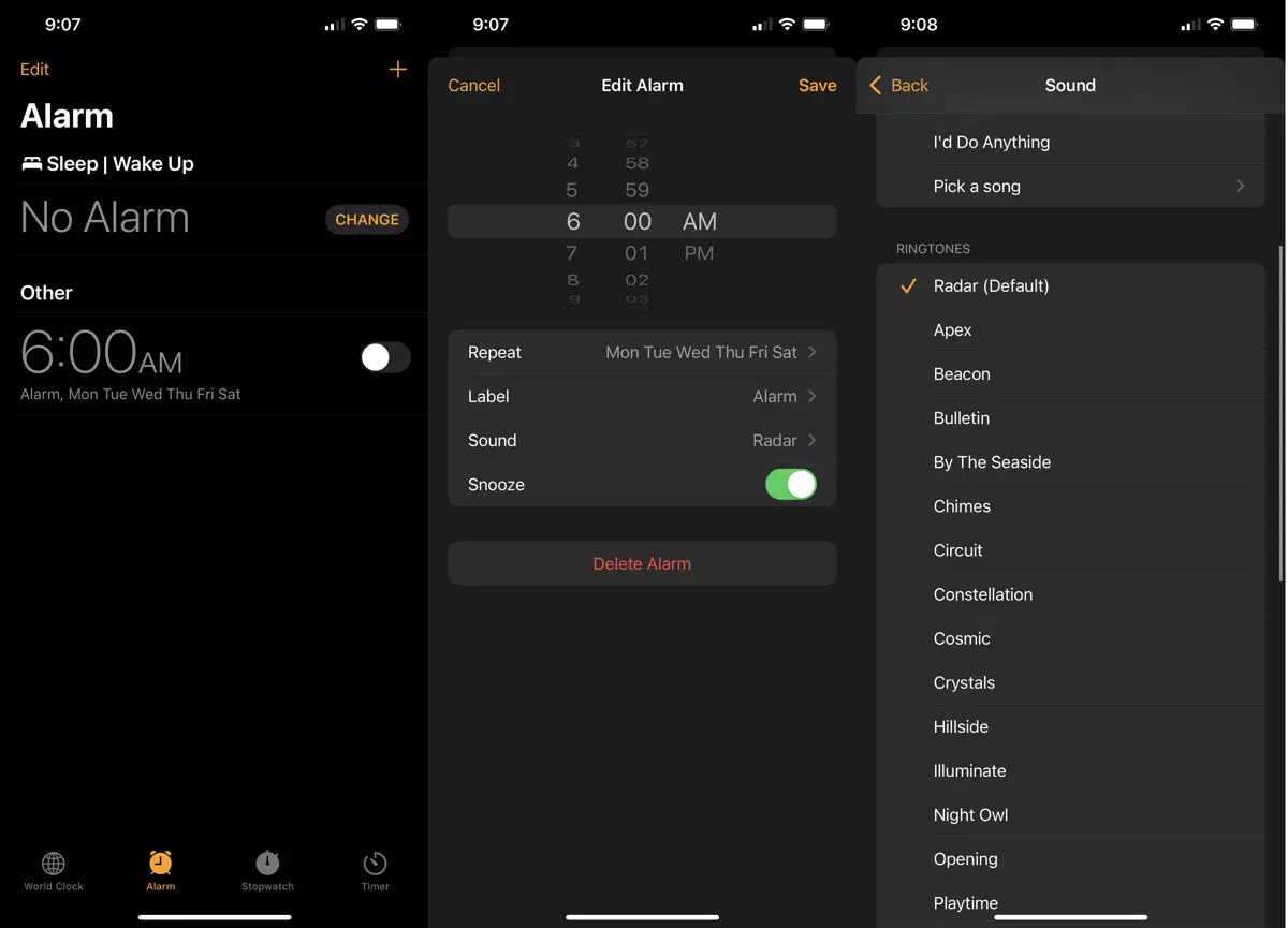 Het alarmgeluid op de iPhone wijzigen