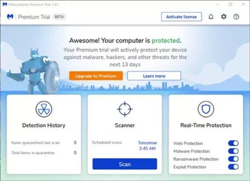 مميزات Malwarebytes