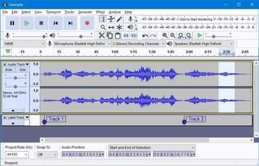 Audacity مميزات برنامج اوداسيتي