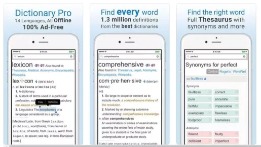 Dictionary and Thesaurus Pro