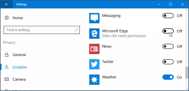Edge Xaiv cov apps twg tuaj yeem siv koj qhov chaw meej
