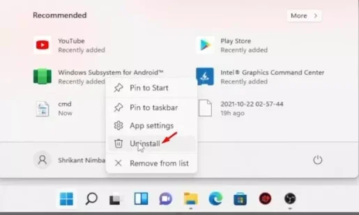 Uninstall Windows System for Android