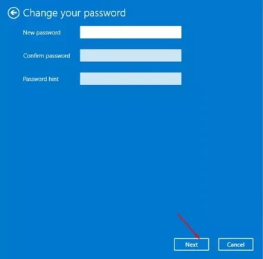 change your password