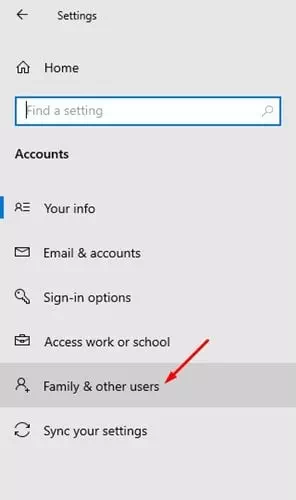 Family & other users