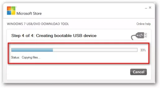 Așteptați finalizarea procesului