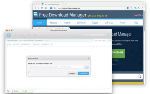تحميل برنامج تحميل الملفات Free Download Manager