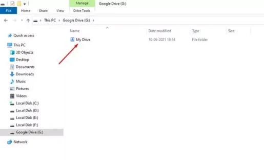 Google Drive My Drive