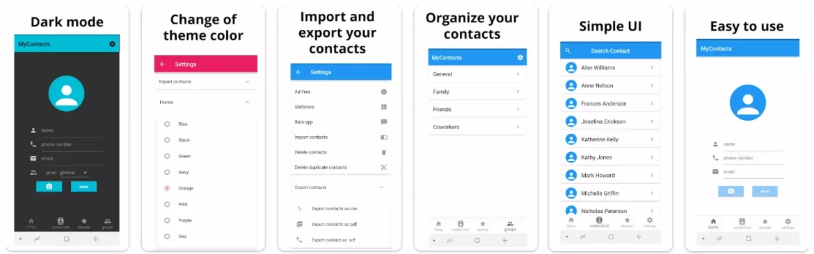 MyContacts – Kapcsolatkezelő