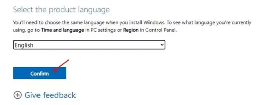 Windows 11 ISO اختار لغة نسخة ويندوز