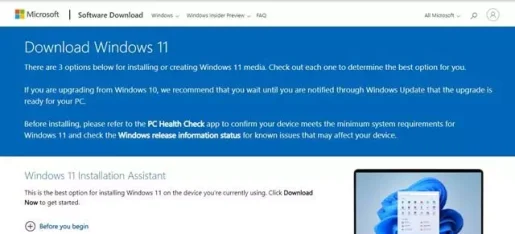 Windows 11 ISO تحميل نسخة ويندوز 11 من موقع مايكروسوفت