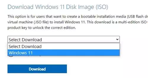 تحميل نسخة Windows 11 ISO