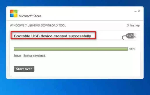 Windows USB DVD инструмент за изтегляне