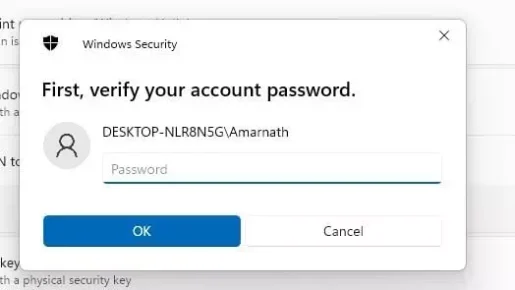 current password