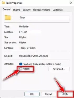 Vis skjulte filer og mapper i Windows 11