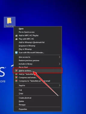 Κάντε δεξί κλικ στα αρχεία ή τους φακέλους που θέλετε να κλειδώσετε