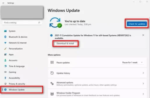 I-update ang Windows sa pinakabag-o nga bersyon