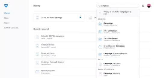DropBox Paper