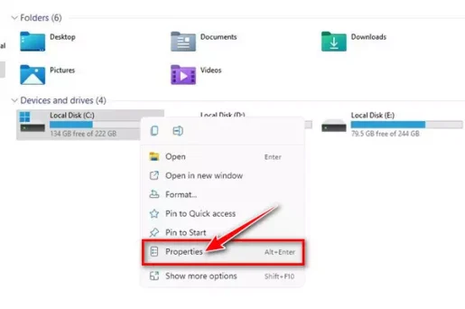 Search Indexing for Specific Partition Properties