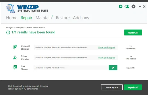 WinZip System Utilities Suite