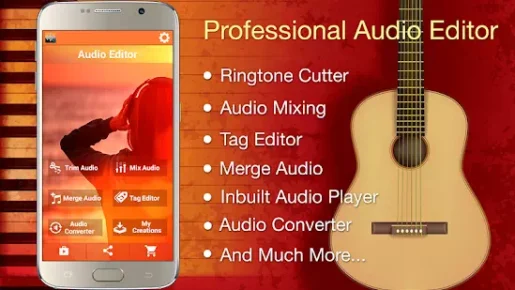 Audio MP3 Cutter Mix Converter and Ringtone Maker‏