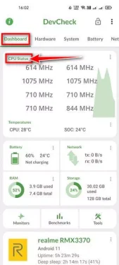 CPU Status