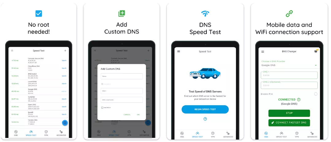 DNS Changer - Sigurni VPN proxy