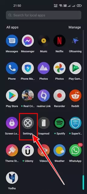 ဆက်တင်များ