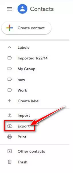 Export ခလုတ်ကိုနှိပ်ပါ။
