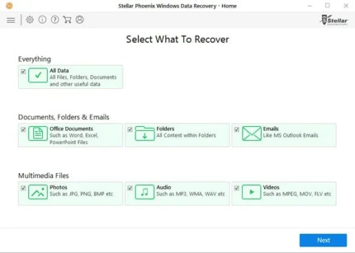 Stellar Data Recovery